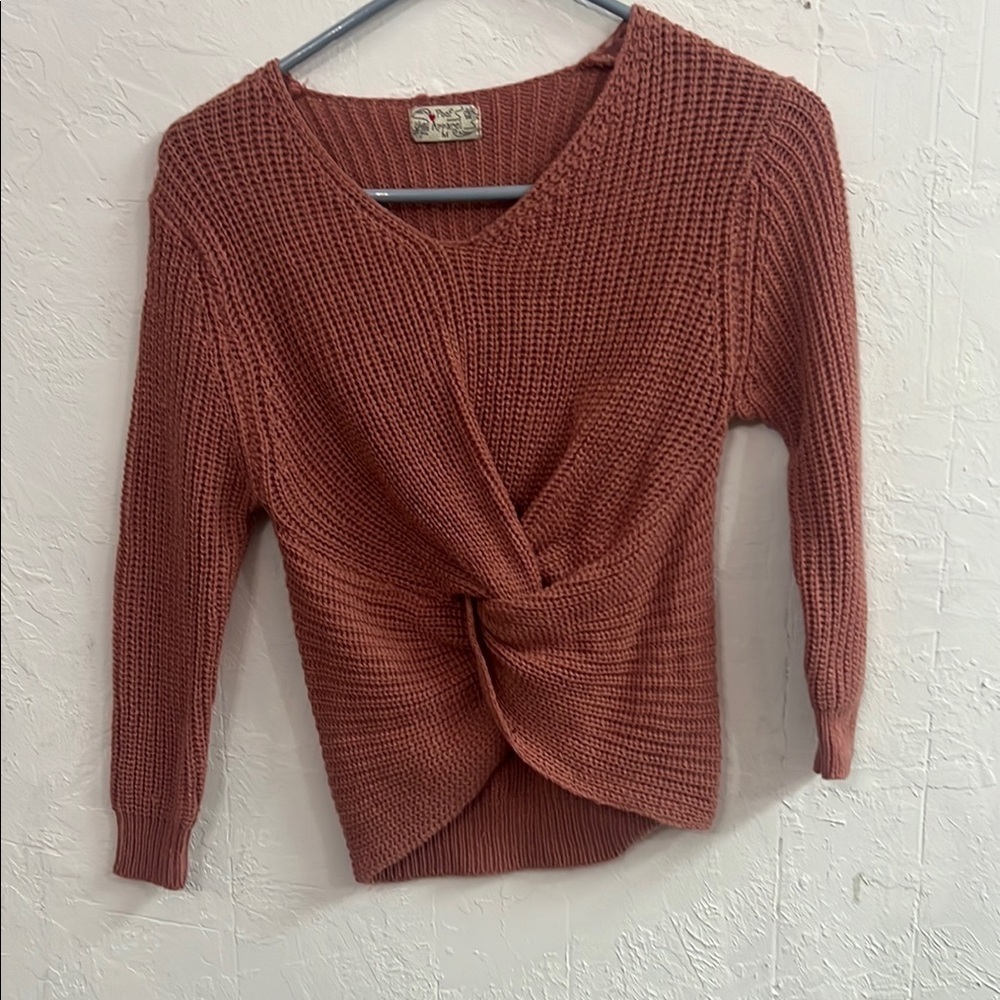 Rust Knit Sweater